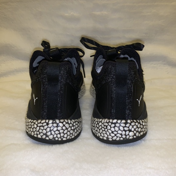 Puma Men’s Hybrid Runner Shoes size 10 Preowned W/Box Black-Iron Gate - Picture 4 of 7
